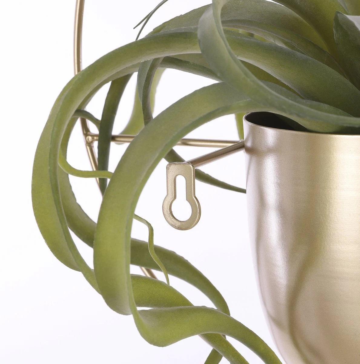 Mica Decorations Dexter Bloempot Wand - L34 X B14 X H34 Cm - Goud - Afbeelding 3