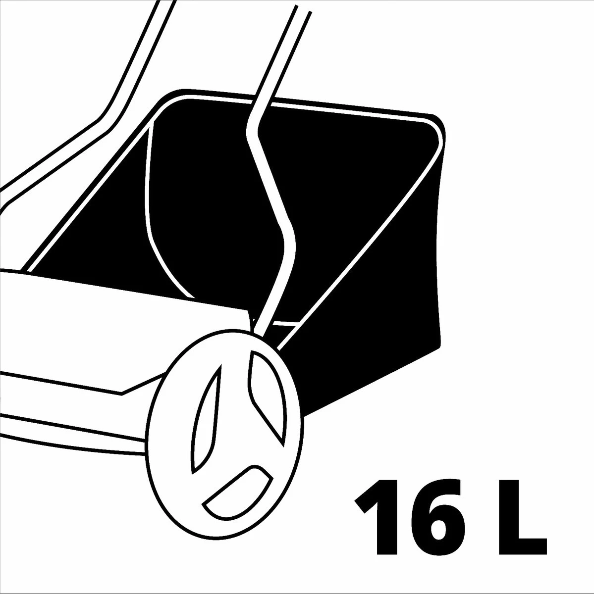 Einhell Kooimesmaaier - GC-HM 300 - Handmaaier - 30cm - 16L - Afbeelding 5