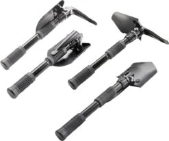 MacGyver Pikhouweelset En Schep - Opvouwbaar Pioniersschep - Zaag - Veldschep Inklapbaar - IJzer