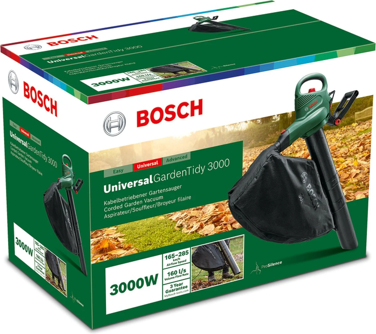 Bosch UniversalGardenTidy 3000 Bladblazer - Op Snoer - 3000 W - Afbeelding 7