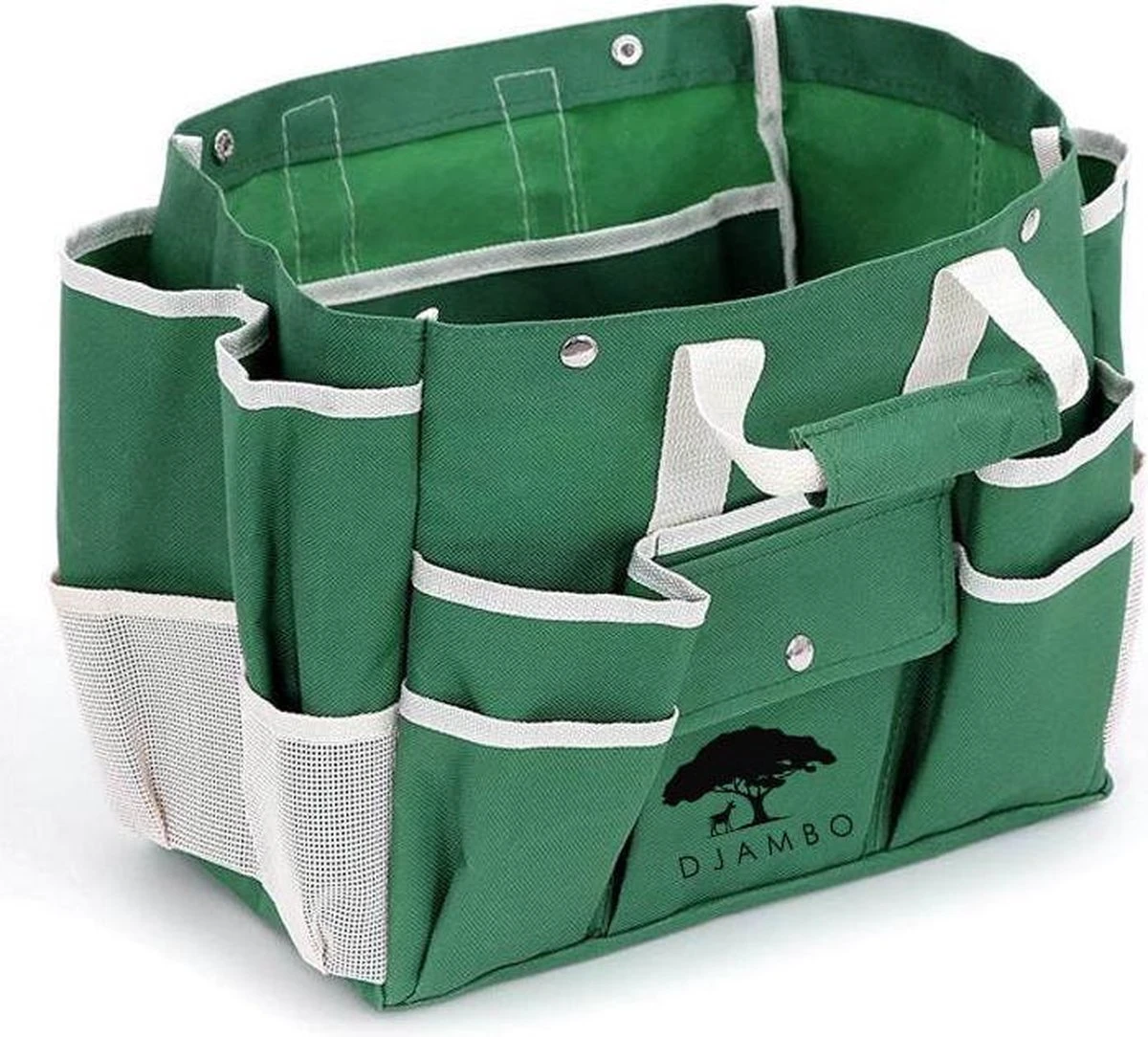 Djambo Tuingereedschap Set 8-delig Tuinsetje Met 15 Unieke Bamboe Plantetiketten In 1 Draagtas - Compleet Tuingereedschap Voor De Tuinliefhebbers - Afbeelding 5