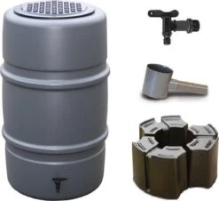 Regenton Voordeelset | Harcostar 227liter Grijs + Harcostar Standaard + Harcostar Vulautomaat 70/80mm