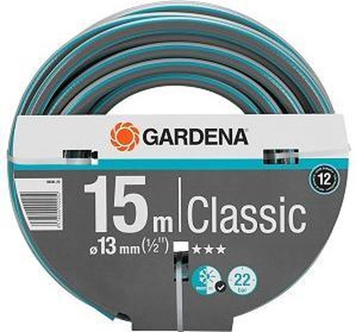 GARDENA Classic Tuinslang 1/2-13mm - 15 Meter - Afbeelding 4