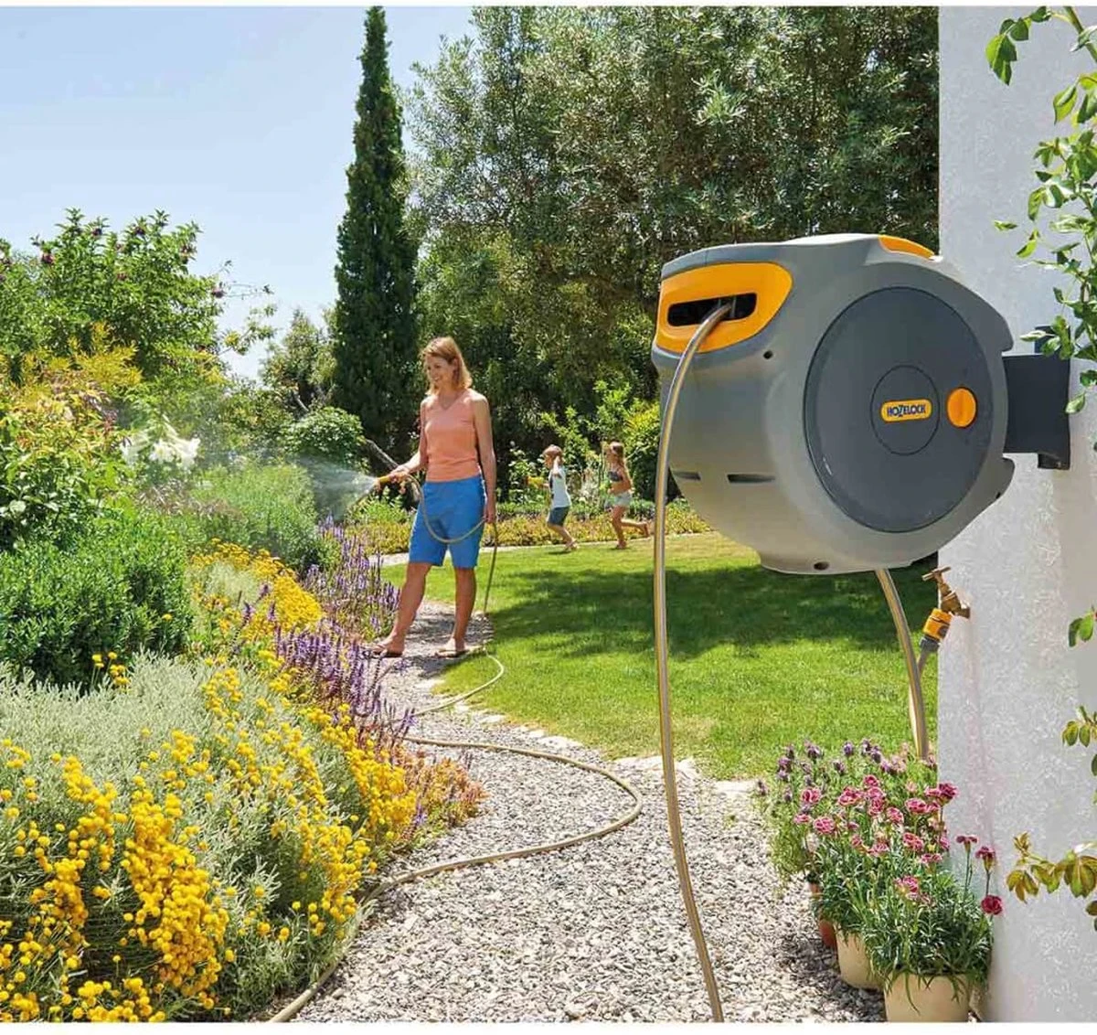 Hozelock AutoReel Slangenhouder / Wandslangbox 20m - Ø12,5mm - Afbeelding 13