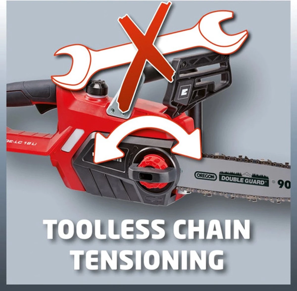 Einhell Accu Kettingzaag GE-LC 18 Li-Solo Power X-Change (Li-Ion, 18 V, 25 Cm Zwaardlengte, 23 Cm Snijlengte, Terugslagbescherming, Kettingvangbout, Zonder Accu En Lader) - Afbeelding 20