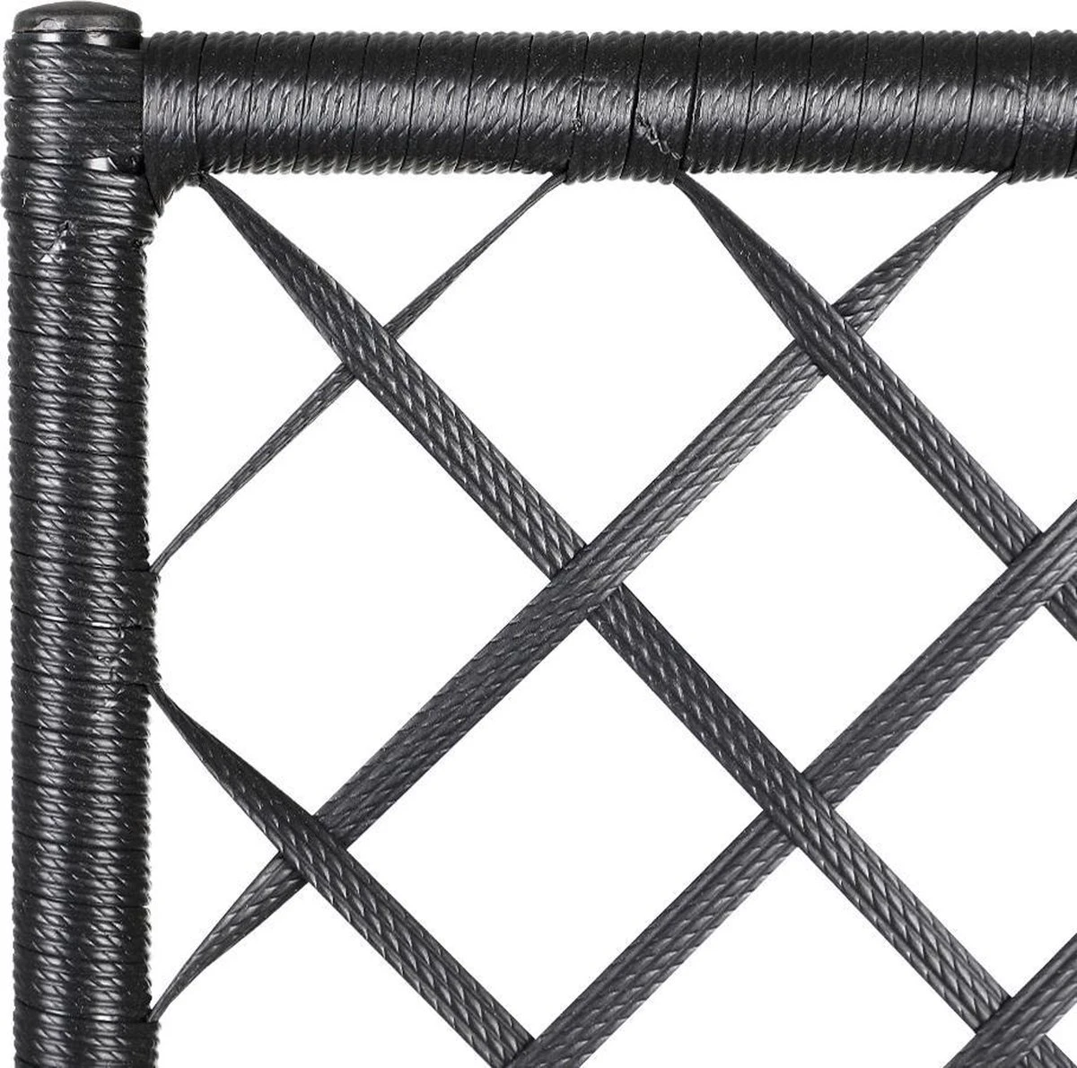 Casaria Polyrattan Plantenbak - Met Klimoprek - 3 Bakken Zwart - Afbeelding 3