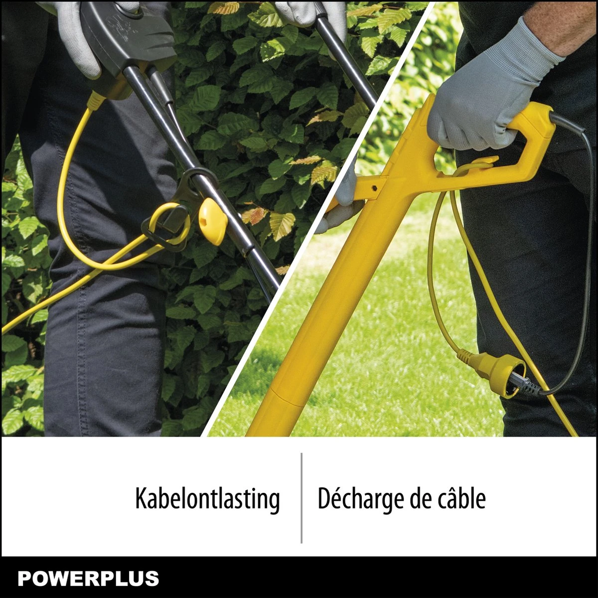 Powerplus POWXG6212T Elektrische Grasmaaier - Grasmachine Voor Kleine En Middelgrote Tuin - 1300W - Maaibreedte 320mm - Verstelbare Maaihoogte - 30L Opvangbak - Incl. Grastrimmer 250W - Afbeelding 6