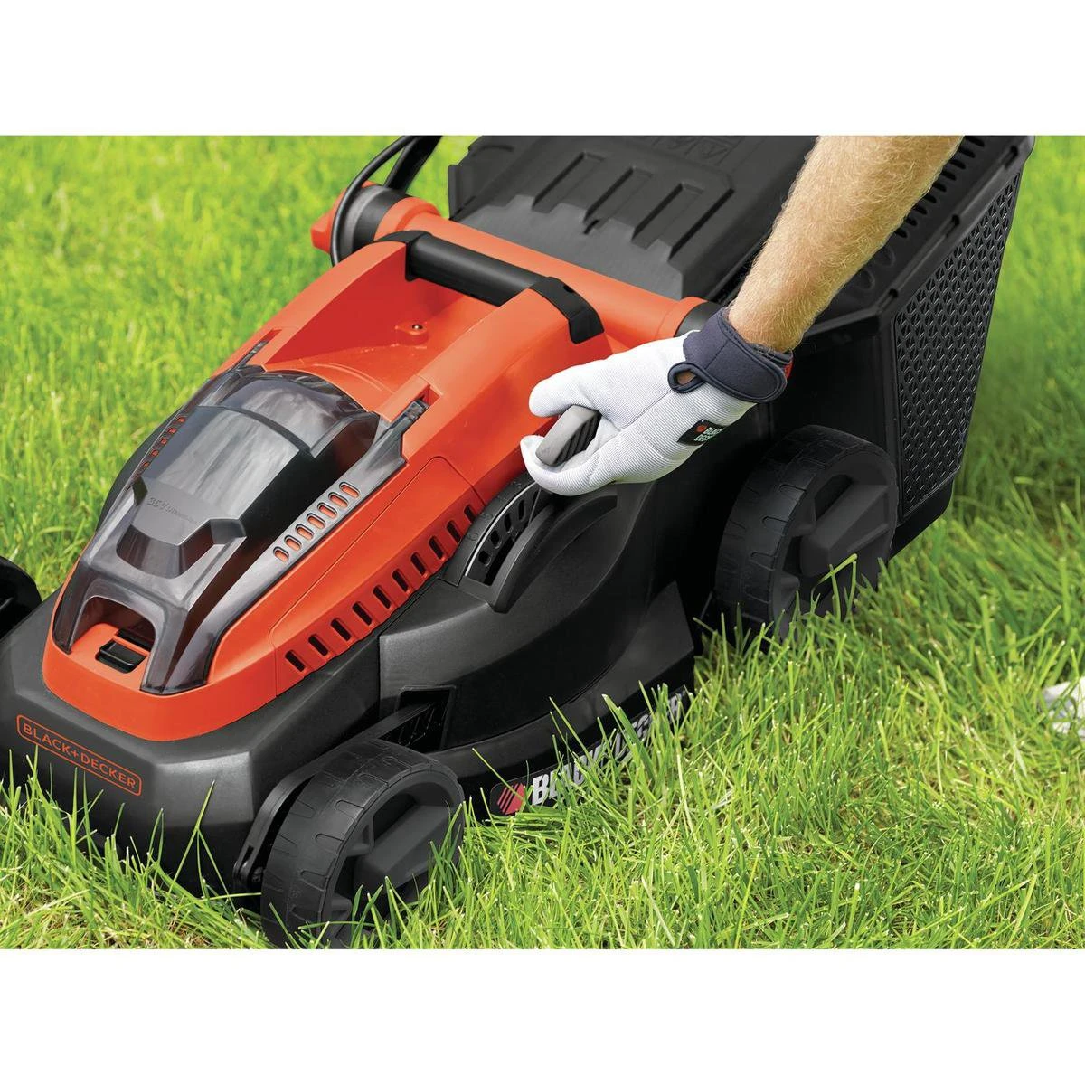 Black & Decker BLACK+DECKER CLM3825L2-QW Grasmaaier - 36V - 38cm - Incl. 2 Accu's & Lader - Afbeelding 5