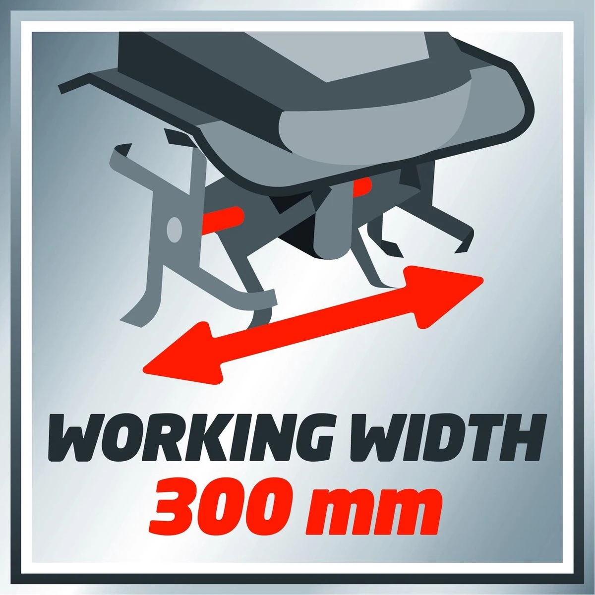 Einhell Accu Grondfrees GE-CR 30 Li-Solo Power X-Change (Li-Ion - 36 V - 30 Cm Werkbreedte - 20 Cm Werkdiepte - Robuuste Hakmessen - 2-punts Veiligheidsschakelaar - Zonder Accu En Lader) - Afbeelding 11