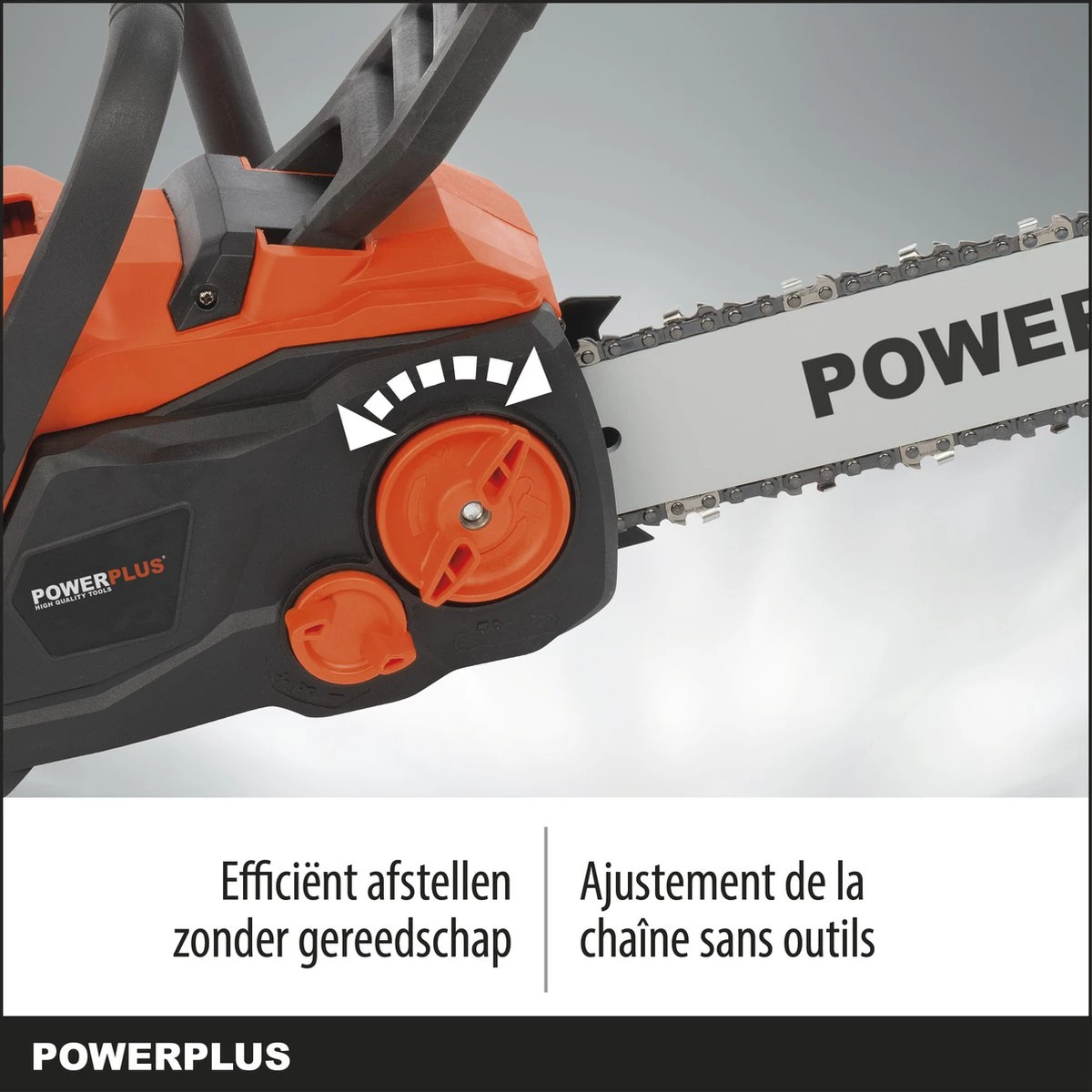 Powerplus Dual Power POWDPGSET33 Accu Kettingzaag - 40V - 30 Cm Zwaardlengte -2x20V Accu -1 X Lader - Afbeelding 4