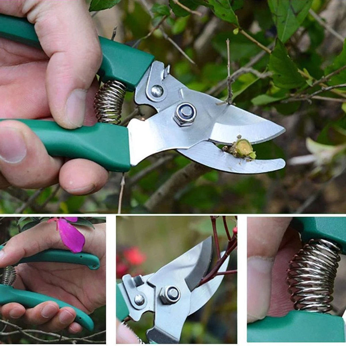 Merkloos 10-Delige Tuingereedschap Set Inclusief Opbergkoffer - Tuinierset - Tuinsetje - Gereedschap Voor Tuin - Tuinschaar - Tuinschepje - Bloemenschaar - Voegenkrabber - Plantenspuit - Grasschaar - Bloemenschep - Tuinhark - Afbeelding 6