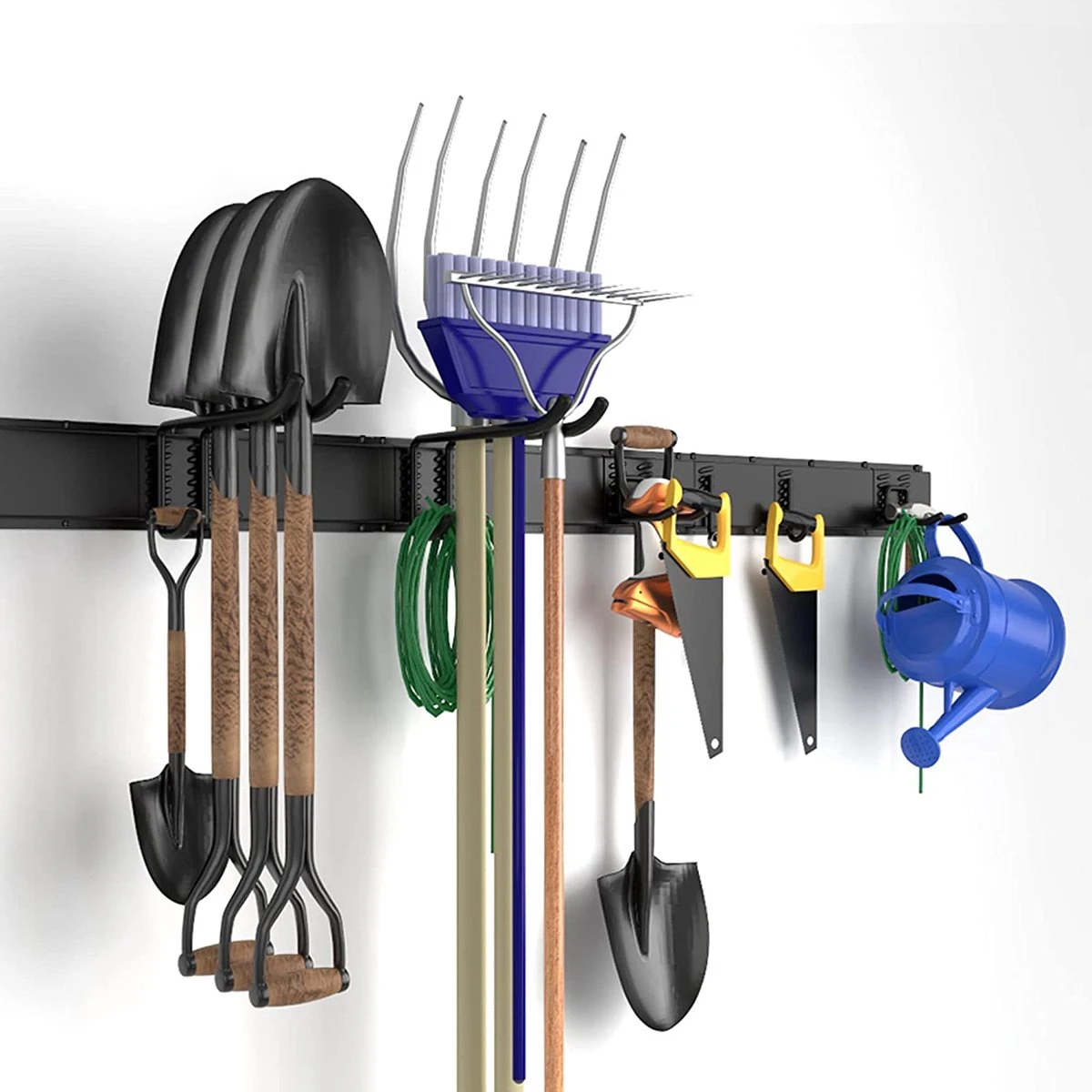 SODEAL Luxe Gereedschapshouder- Tuingereedschap Ophangsysteem - Fiets Ophangsysteem - Bezem Ophangsysteem - Afbeelding 2