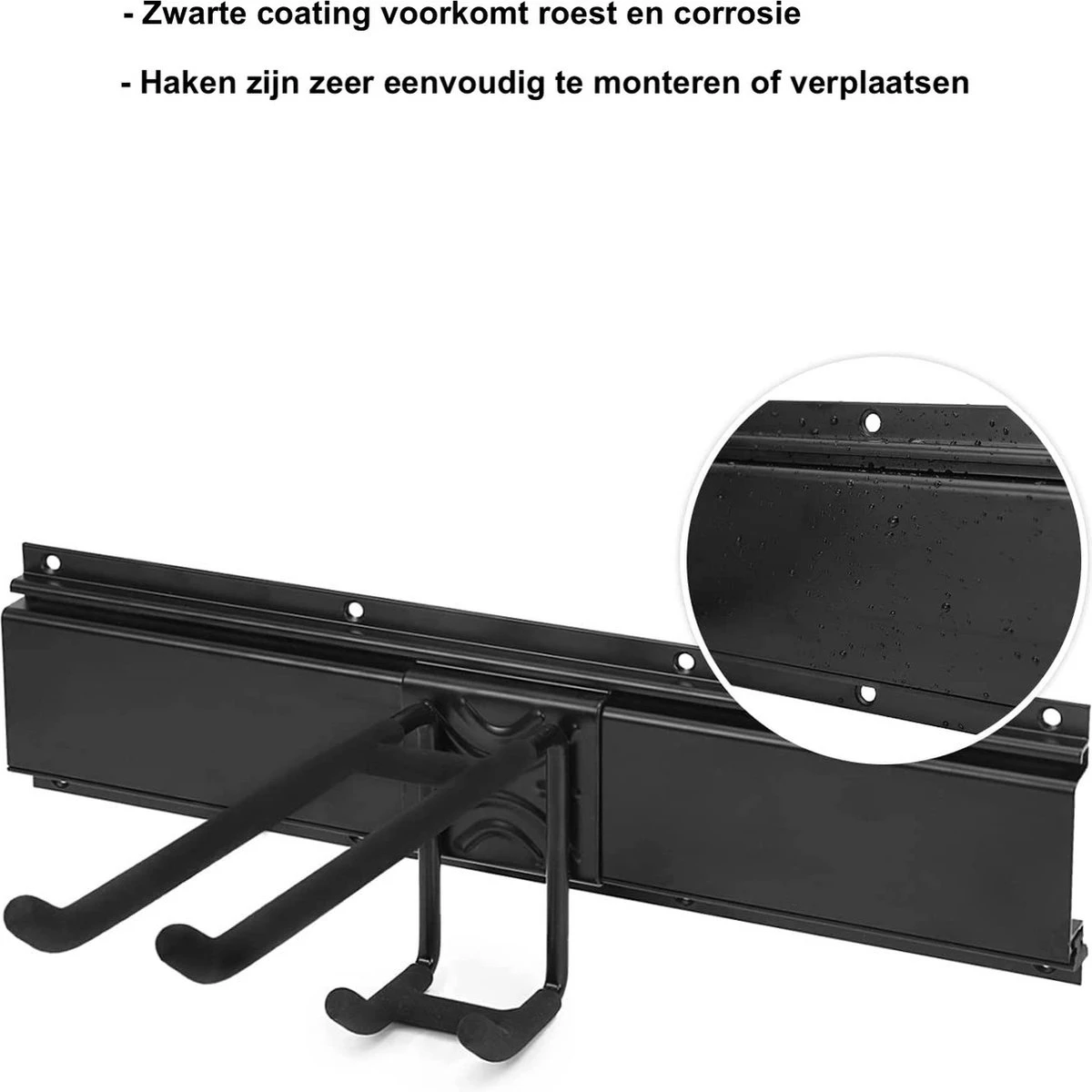 SODEAL Luxe Gereedschapshouder- Tuingereedschap Ophangsysteem - Fiets Ophangsysteem - Bezem Ophangsysteem - Afbeelding 7