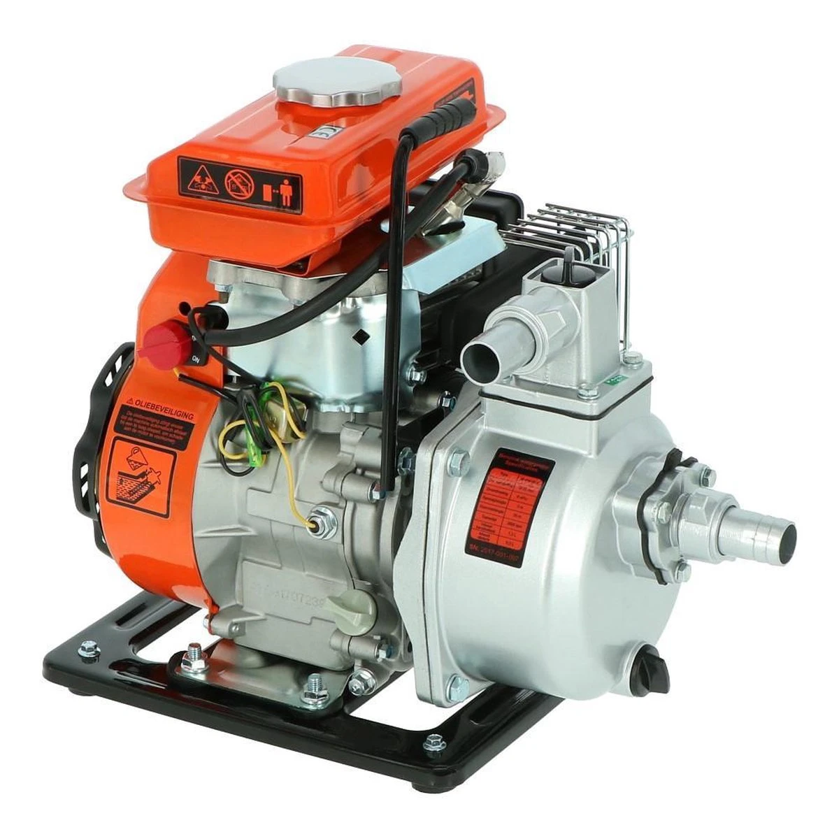 Kibani Waterpomp 8.000 Liter P/uur - 98 Cc / 1.5 PK 4-takt Benzine Motor - 4000 Toeren/Minuut - Doorstroming 8 M³ P/uur - Tuinpomp - Afbeelding 11