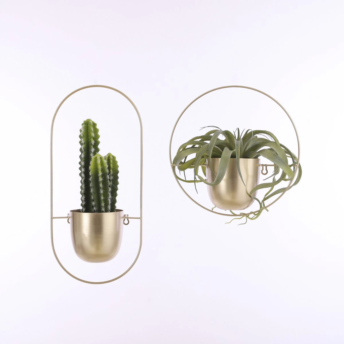 Mica Decorations Dexter Bloempot Wand - L34 X B14 X H34 Cm - Goud - Afbeelding 6