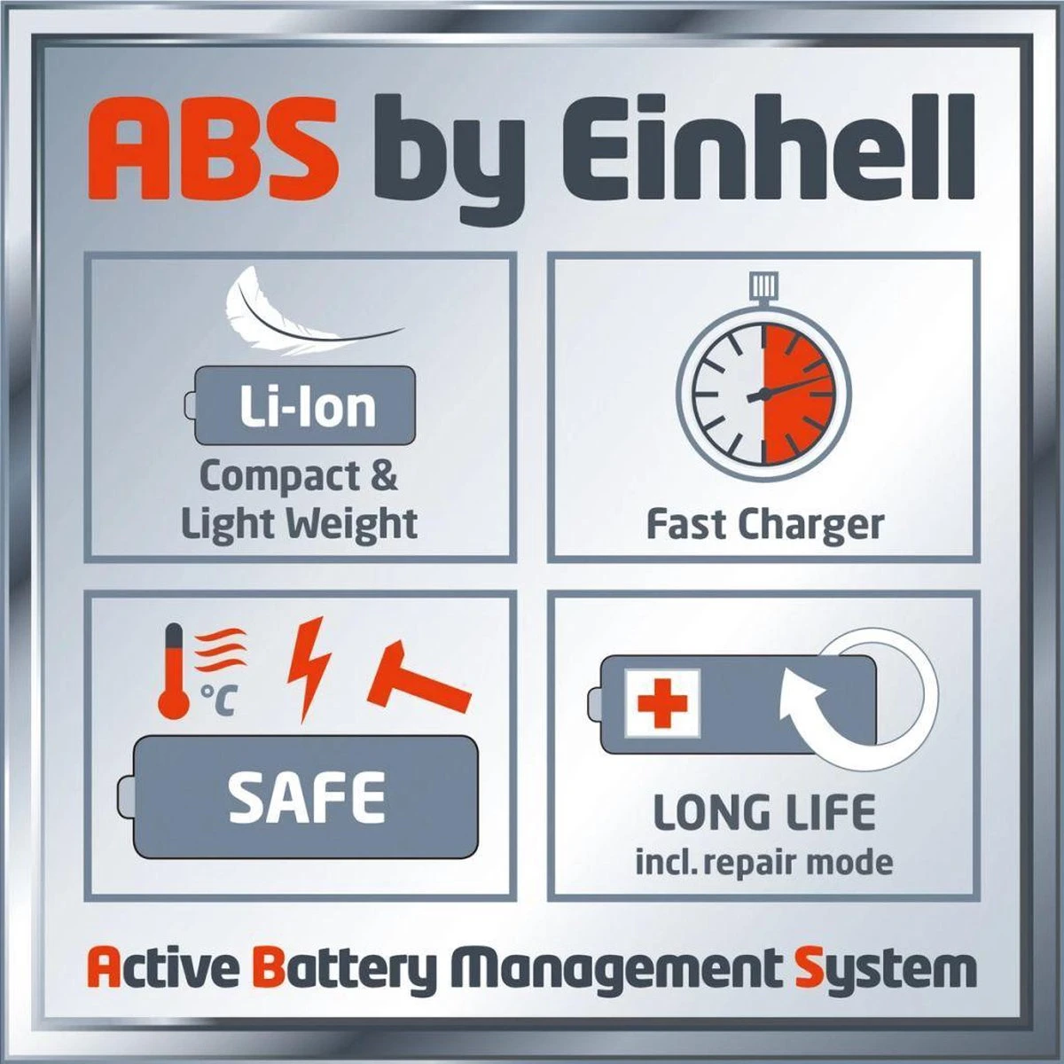 Einhell Accu Bladblazer GE-CL 18 Li E Kit (1x2,0Ah) Power X-Change (Li-Ion - 18 V - 12000 Min-1 - 210 Km/h Blaasluchtstroom - Incl. 2,0 Ah Accu En Lader) - Afbeelding 6
