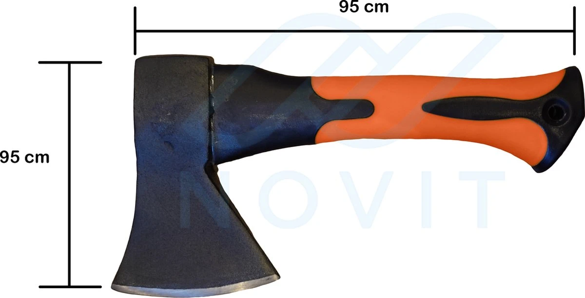 Novit Survival Bijl 500 Gr- Mini Handbijl Baby Hakbijl Kloofbijl - Afbeelding 6