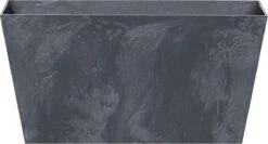Prosperplast Kunststof Bloembak/plantenbak Rechthoek Betonlook 40 Cm Antraciet Grijs - Bloempotten/plantenpotten Voor Binnen En Buiten