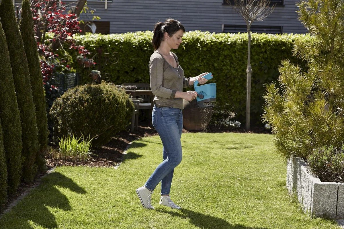 GARDENA - Handstrooier M - Strooikar- 100m2 - 1.8 Liter - Afbeelding 4