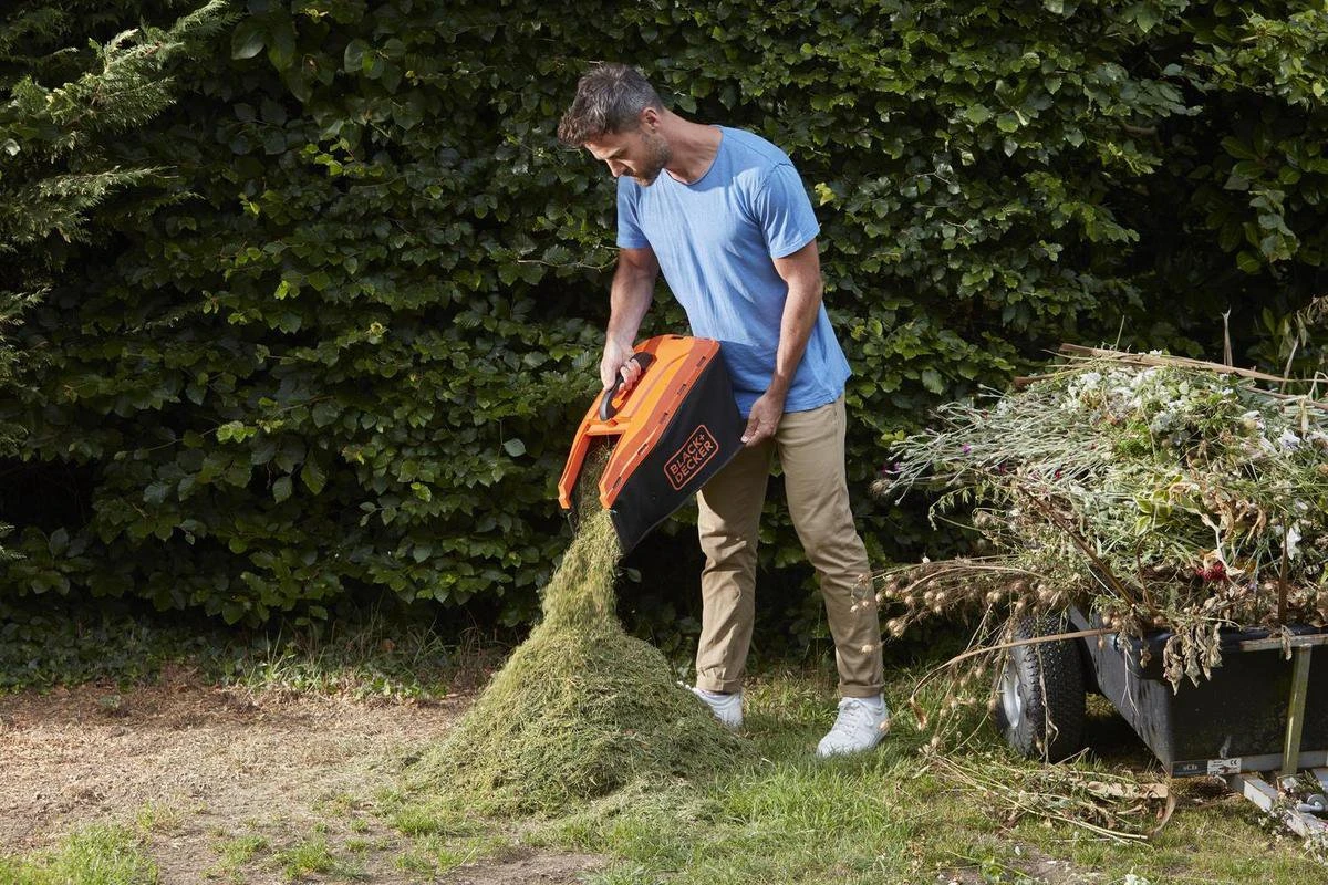 Black & Decker BLACK+DECKER BCMW3318L2-QW Grasmaaier - 18V - 33cm - Incl. 2 Accu's En Lader - Afbeelding 6