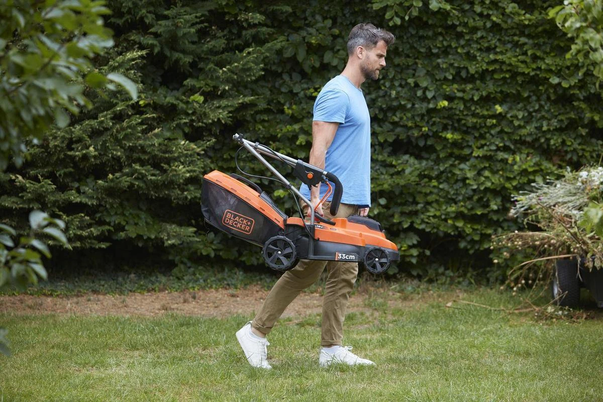Black & Decker BLACK+DECKER BCMW3318L2-QW Grasmaaier - 18V - 33cm - Incl. 2 Accu's En Lader - Afbeelding 9