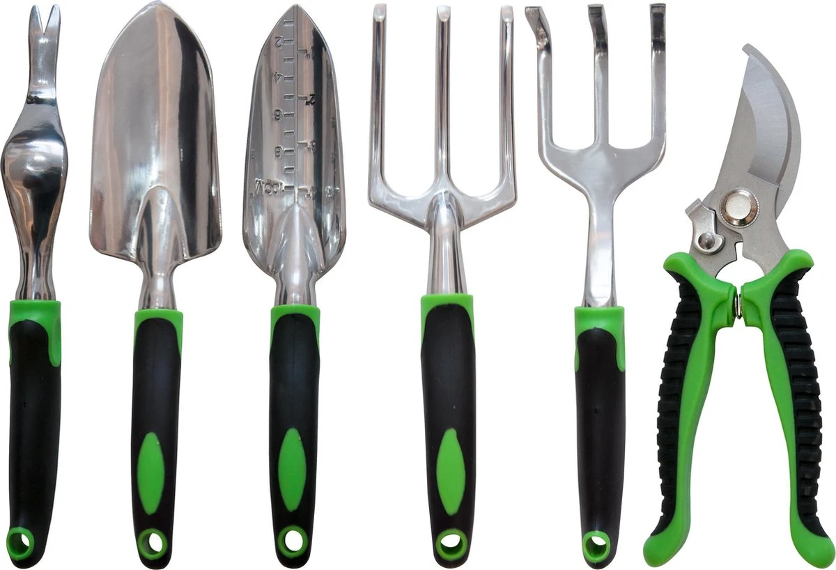 Djambo Tuingereedschap Set 8-delig Tuinsetje Met 15 Unieke Bamboe Plantetiketten In 1 Draagtas - Compleet Tuingereedschap Voor De Tuinliefhebbers - Afbeelding 13