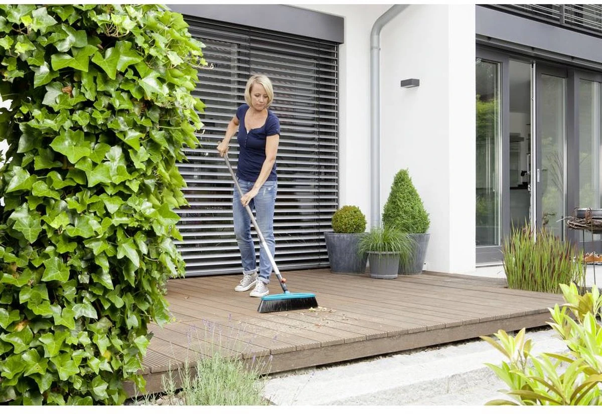 GARDENA Combi System Straatbezem - Aanbevolen Steellengte 130-150 Cm - Afbeelding 8
