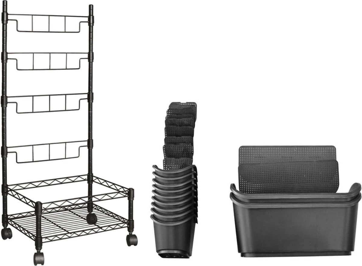 Nature - Mobiel Verticaal Tuinieren - H97 X 44 X 32,5cm - Complete Set - Afbeelding 2