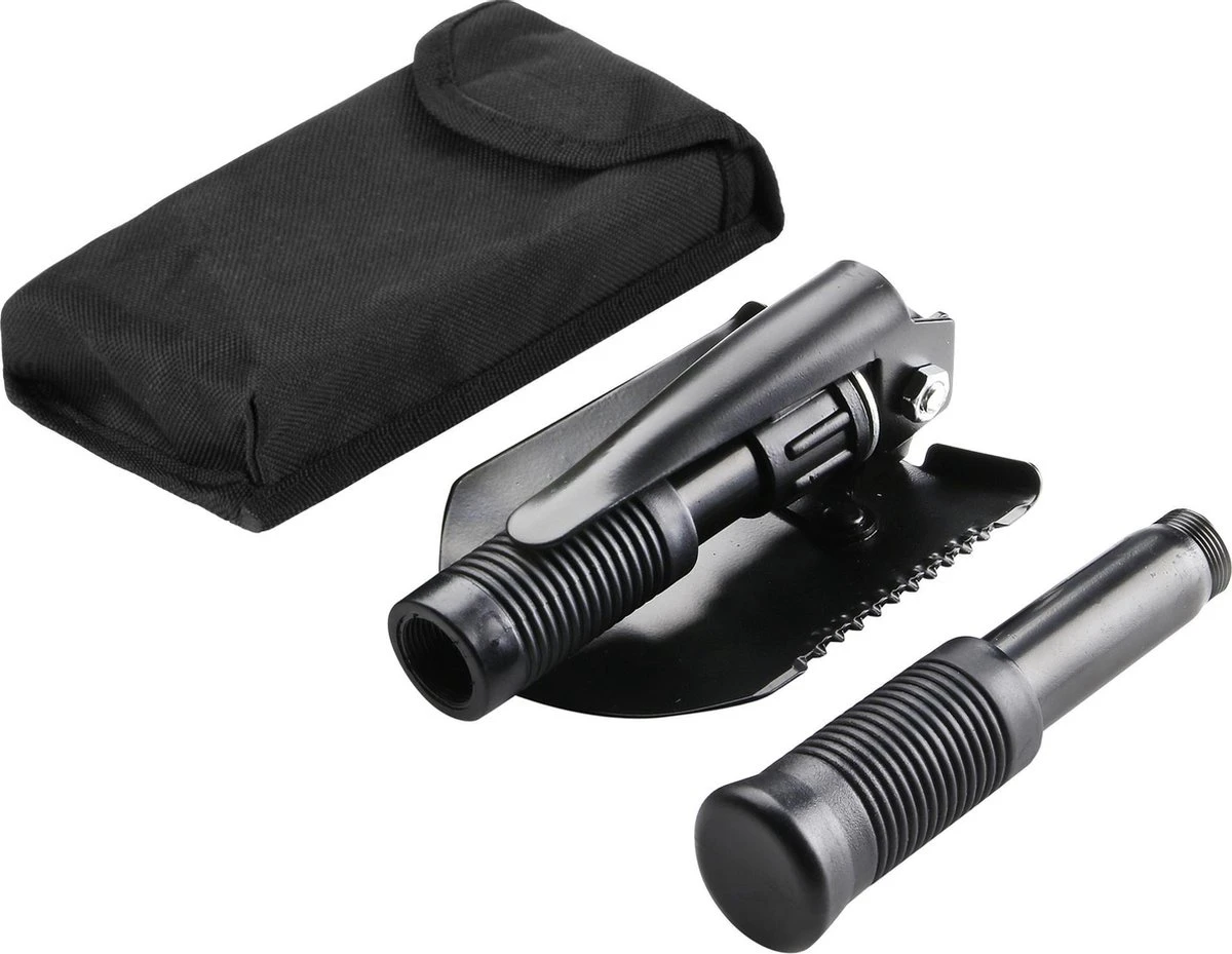 MacGyver Pikhouweelset En Schep - Opvouwbaar Pioniersschep - Zaag - Veldschep Inklapbaar - IJzer - Afbeelding 5