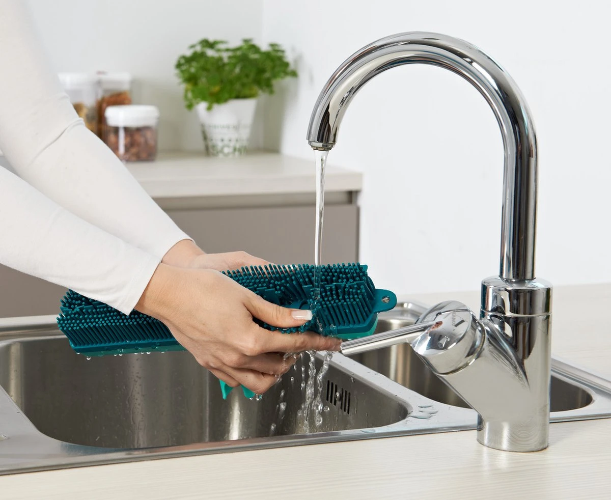 Leifheit Suprabezem Rubberen Bezemkop - Click Systeem - 30 Cm Veegbreedte - Afbeelding 2