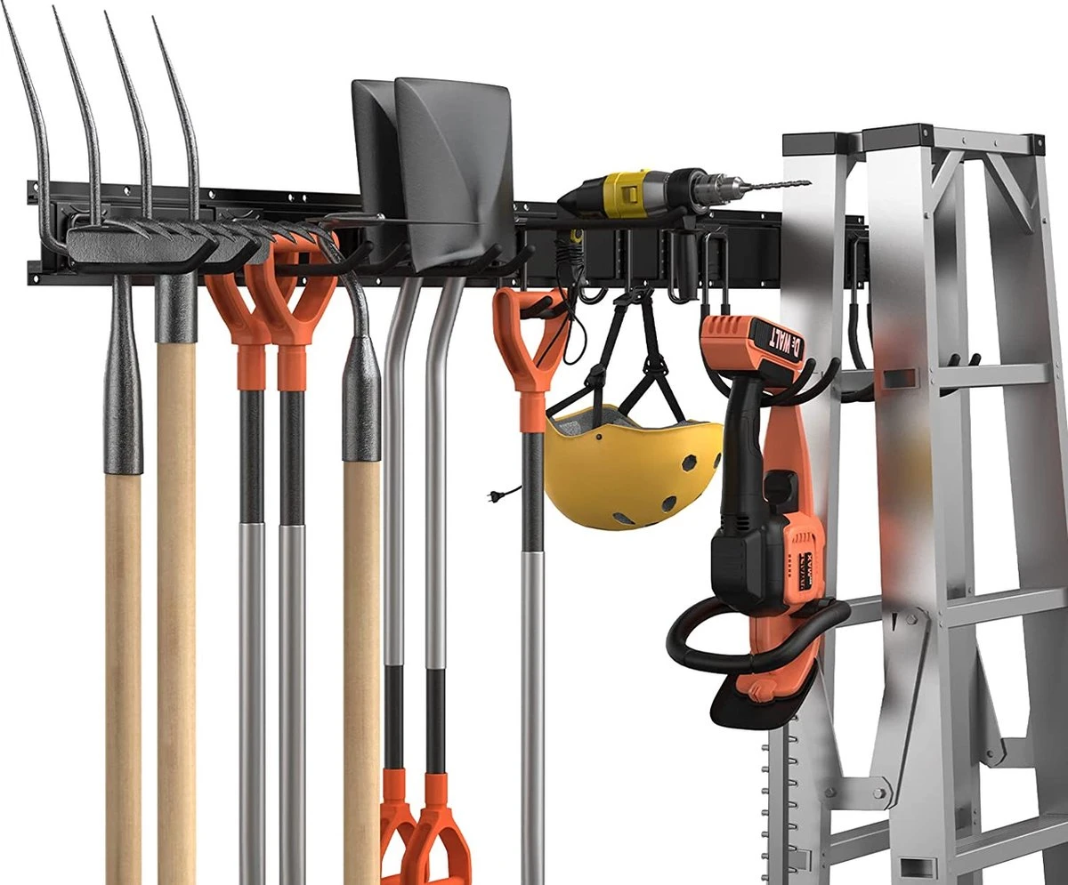 SODEAL Luxe Gereedschapshouder- Tuingereedschap Ophangsysteem - Fiets Ophangsysteem - Bezem Ophangsysteem