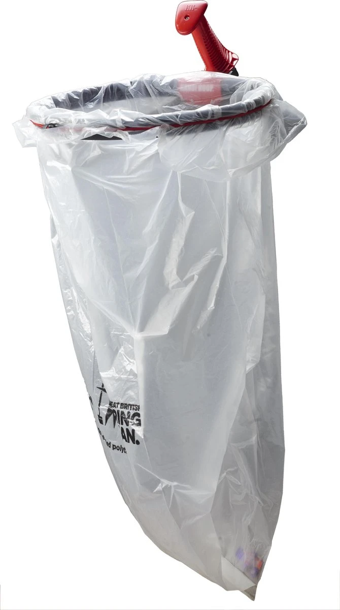 Handihoop Afvalring - Afvalzak Ring - Vuilniszak Ring Met Elastiek - Ergonomisch Handvat - Afbeelding 2