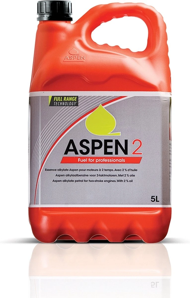 Aspen 2 FRT 5 Liter Schone Alkylaatbenzine Voor Tweetaktmotoren - Afbeelding 4