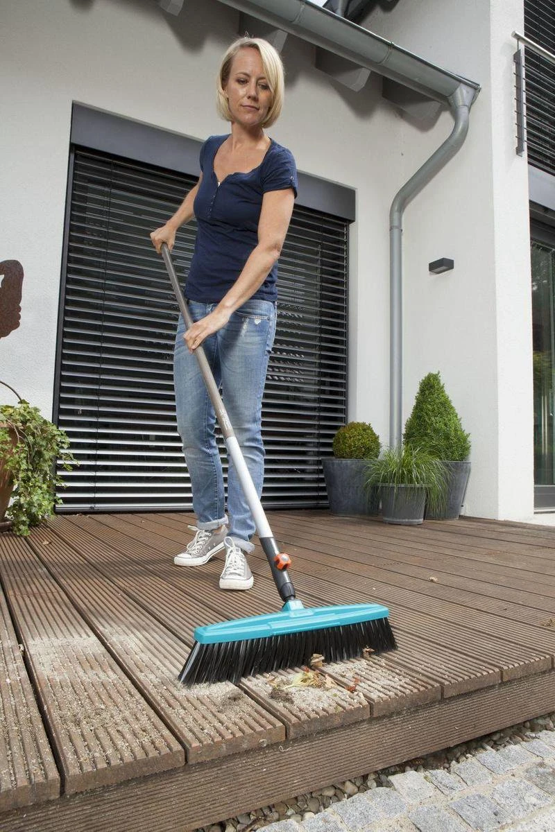 GARDENA Combi System Straatbezem - Aanbevolen Steellengte 130-150 Cm - Afbeelding 14