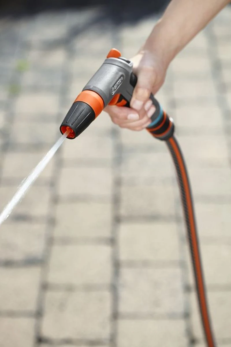 GARDENA - Comfort Reinigingsbroes - Spuitpistool - Traploos Instelbaar - Afbeelding 10
