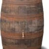 Houten Regenton Met Waterkraan - 190 Liter