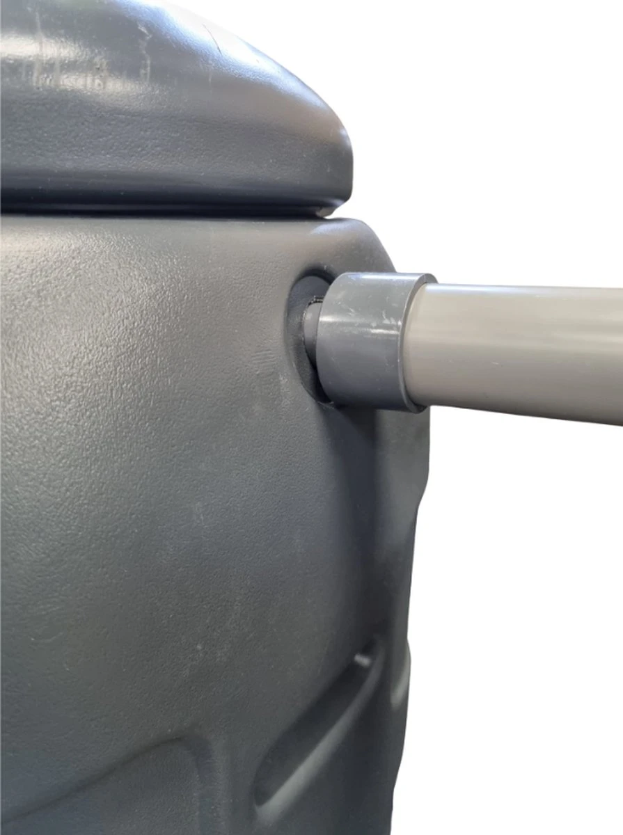 Harcostar Rainsaver Regenton 100 Liter Antraciet Met Vulautomaat En 3 Delige Voet - Afbeelding 2