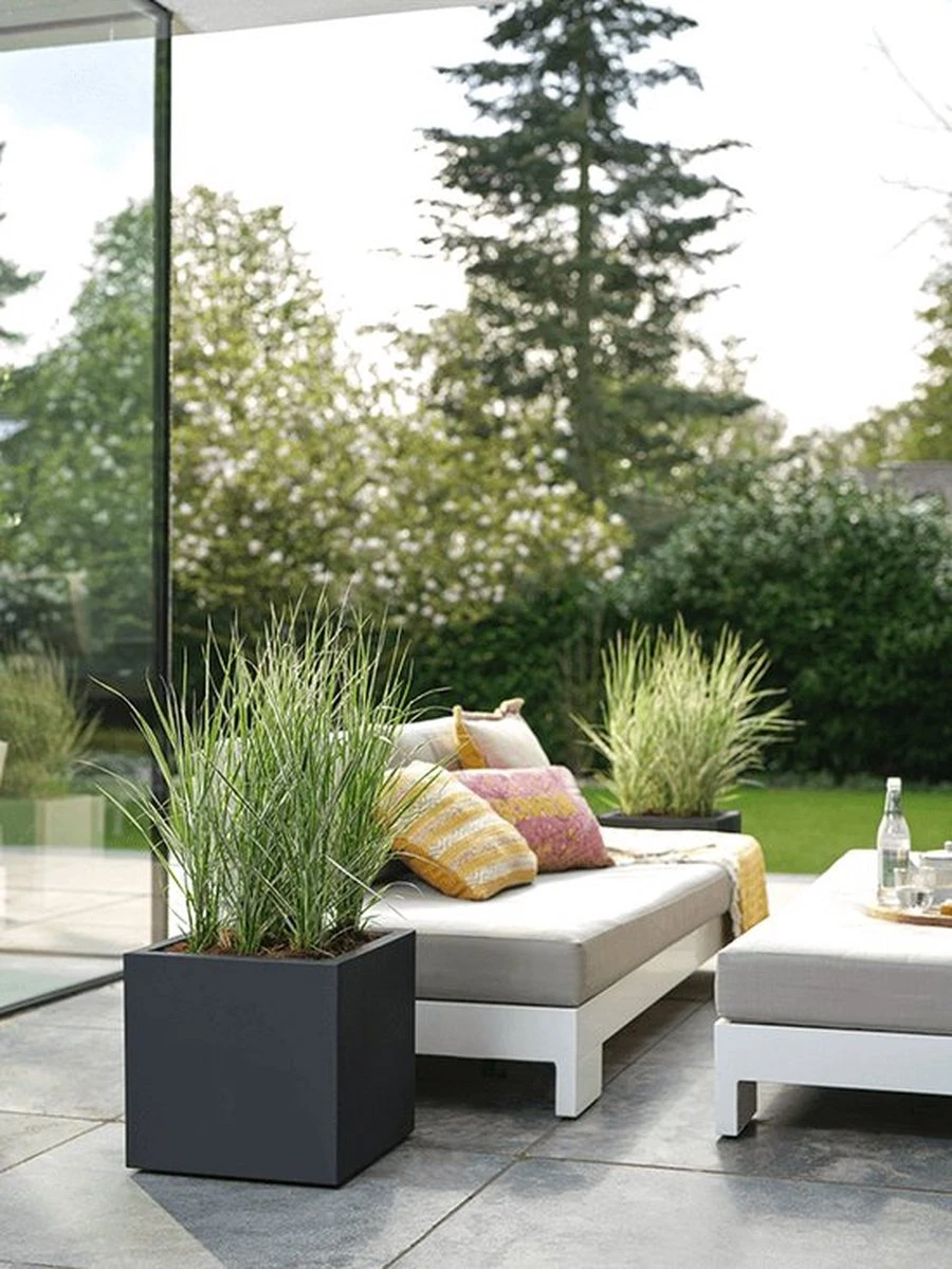 Elho Vivo Next Vierkant 40 - Plantenbak Voor Binnen & Buiten - Ø 39.0 X H 37.9 Cm - Zwart/Living Black - Afbeelding 10