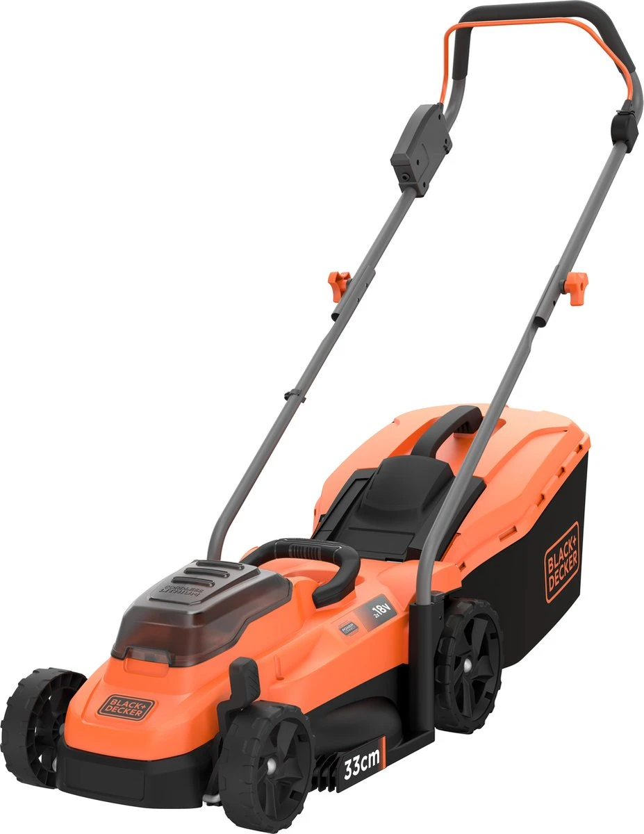 Black & Decker BLACK+DECKER BCMW3318L2-QW Grasmaaier - 18V - 33cm - Incl. 2 Accu's En Lader - Afbeelding 7