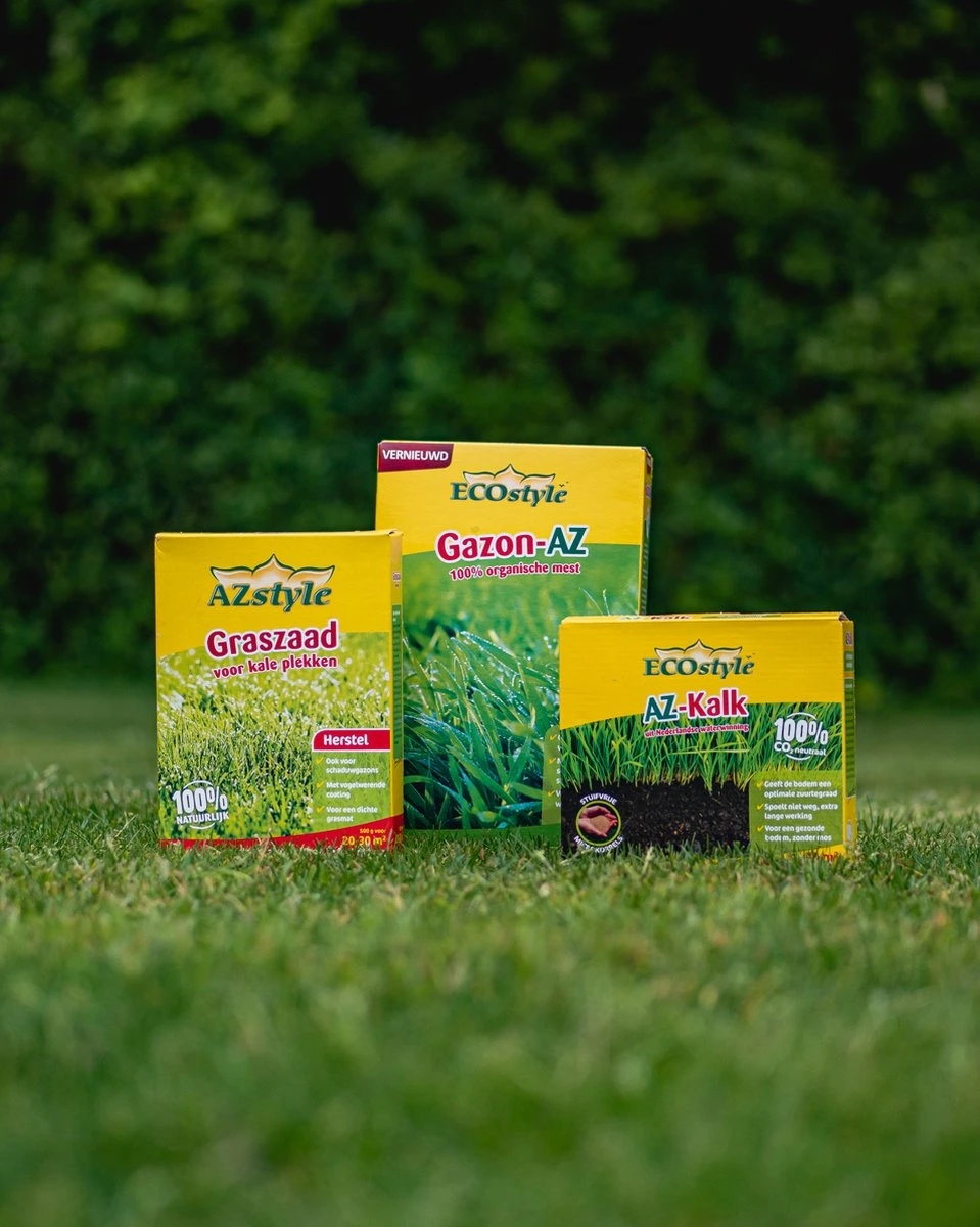 ECOstyle Gazon AZ Organische Gazonmest – Voor Diepgroen En Sterk Gazon – Geeft Tot 120 Dagen Voeding – Werkt Tegen Mos - 265 M² - 20 KG - Afbeelding 3