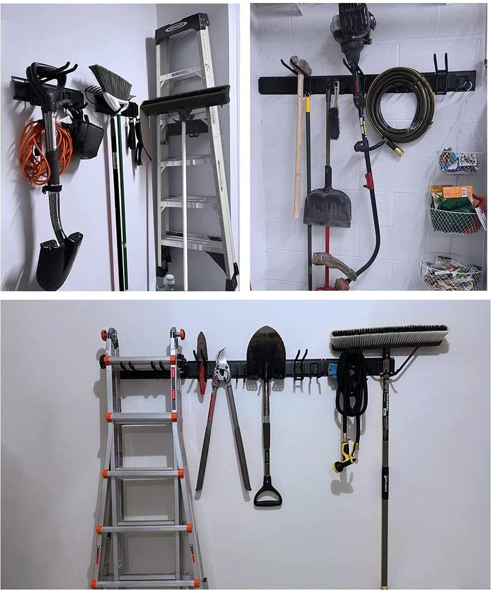 SODEAL Luxe Gereedschapshouder- Tuingereedschap Ophangsysteem - Fiets Ophangsysteem - Bezem Ophangsysteem - Afbeelding 3
